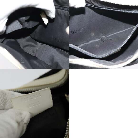 GUCCI Shoulder Bag Canvas Black Silver 001 001 - Picture 12 of 12